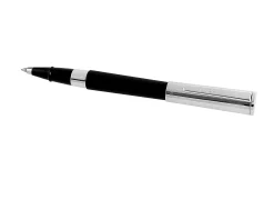 Penna roller tu metal cap nera satinata Aurora