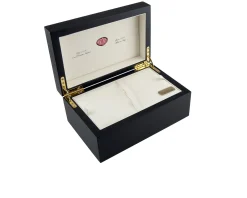 Penna stilografica oceania rossa e sabbia screziata Aurora