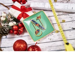Piattino alphabet porcellana lettera n Versace