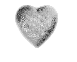 Piattino cuore oro Selezione zanolli