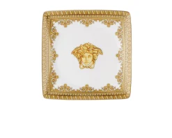 Piattino i love baroque porcellana bianco Versace