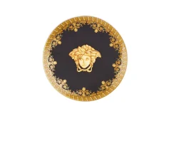 Piattino i love baroque porcellana nero Versace