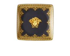 Piattino i love baroque porcellana nero Versace