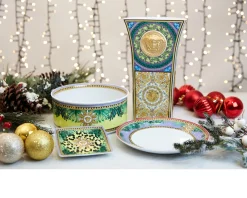 Piattino jungle animalier porcellana Versace