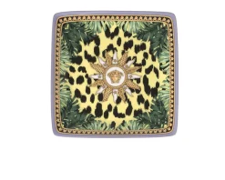 Piattino jungle animalier porcellana Versace