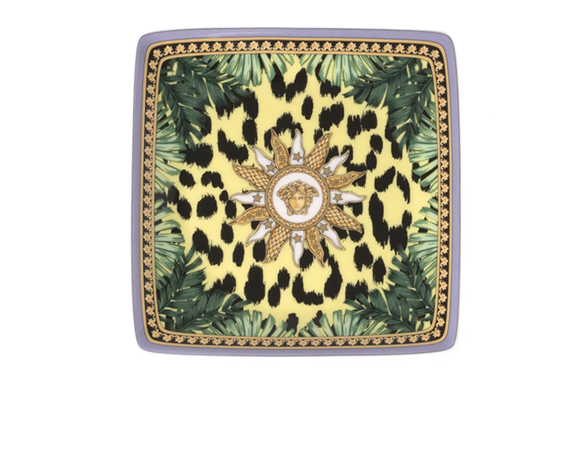 Piattino jungle animalier porcellana Versace