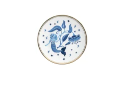 Piattino la tavola scomposta porcellana blue siren Bitossi home