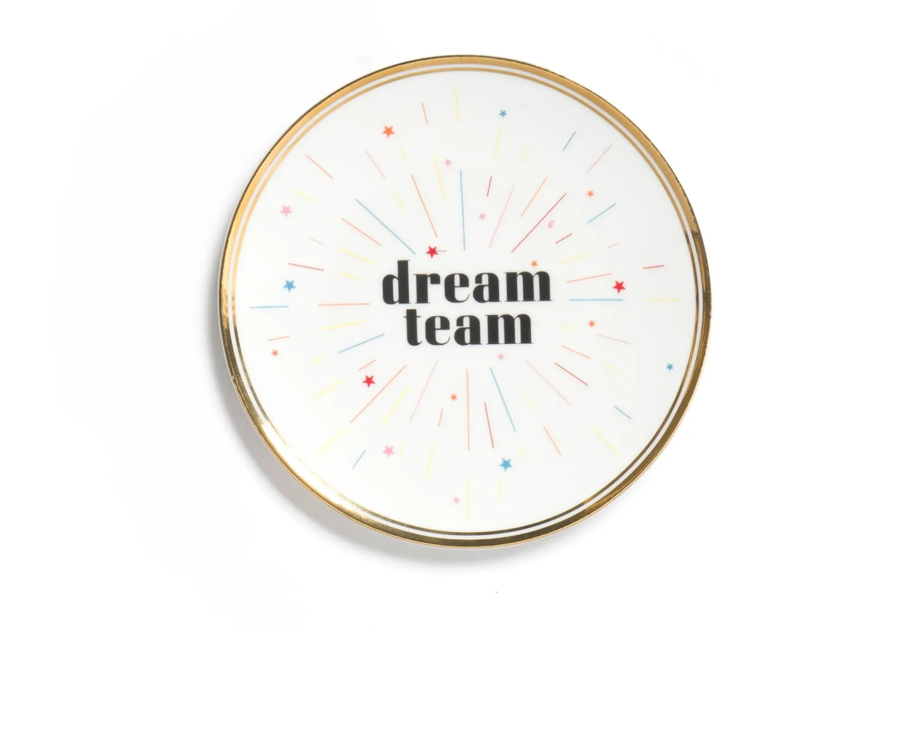 Piattino la tavola scomposta porcellana dream team Bitossi home
