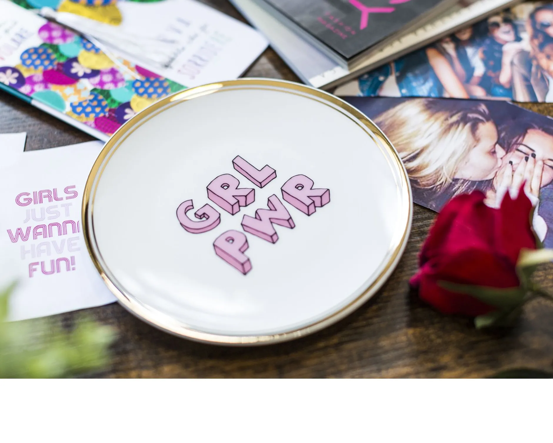 Piattino la tavola scomposta porcellana grl pwr Bitossi home