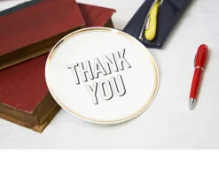 Piattino la tavola scomposta porcellana thank you Bitossi home