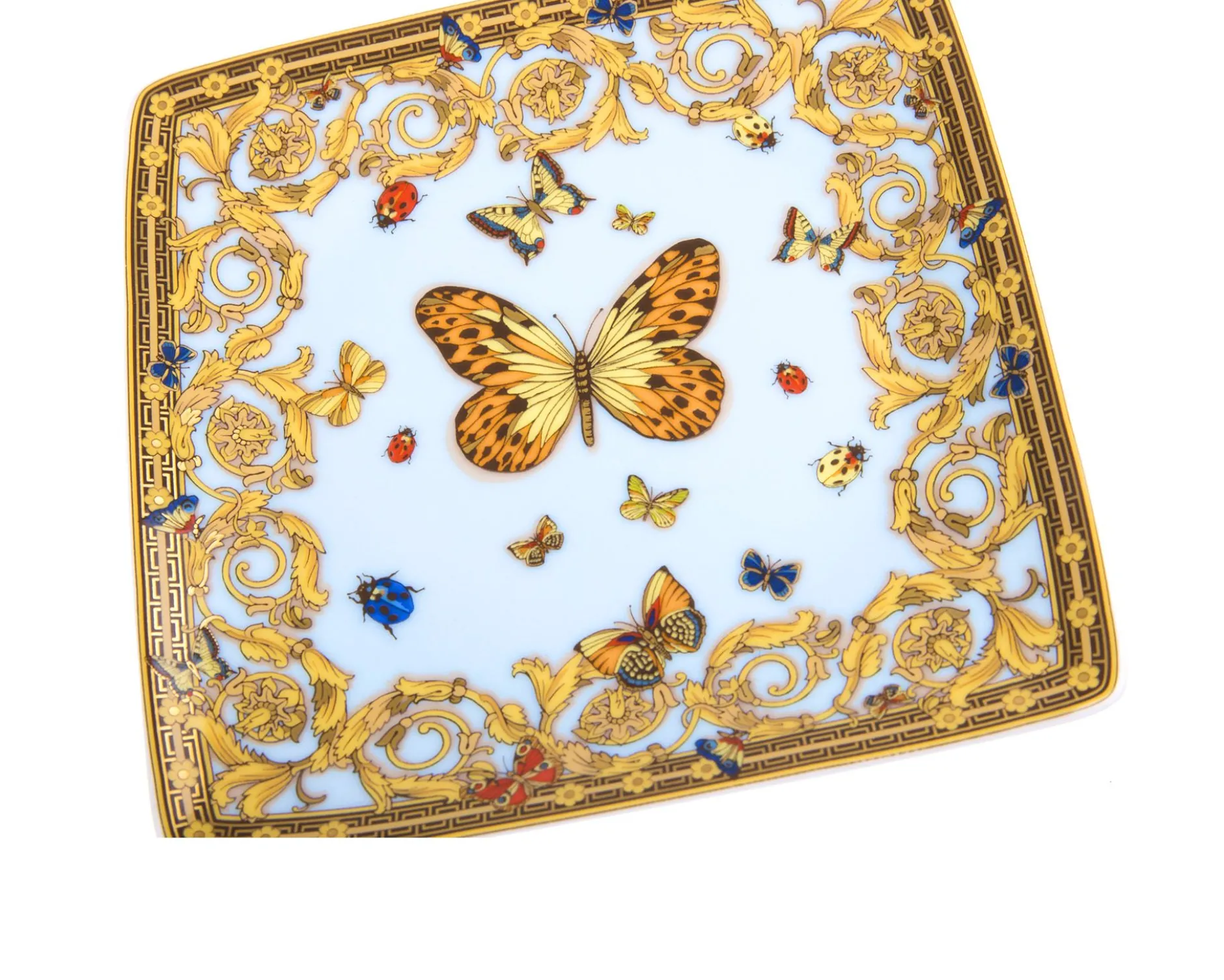 Piattino le jardin porcellana Versace