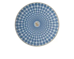 Piattino signum azure porcellana Swarovski x rosenthal