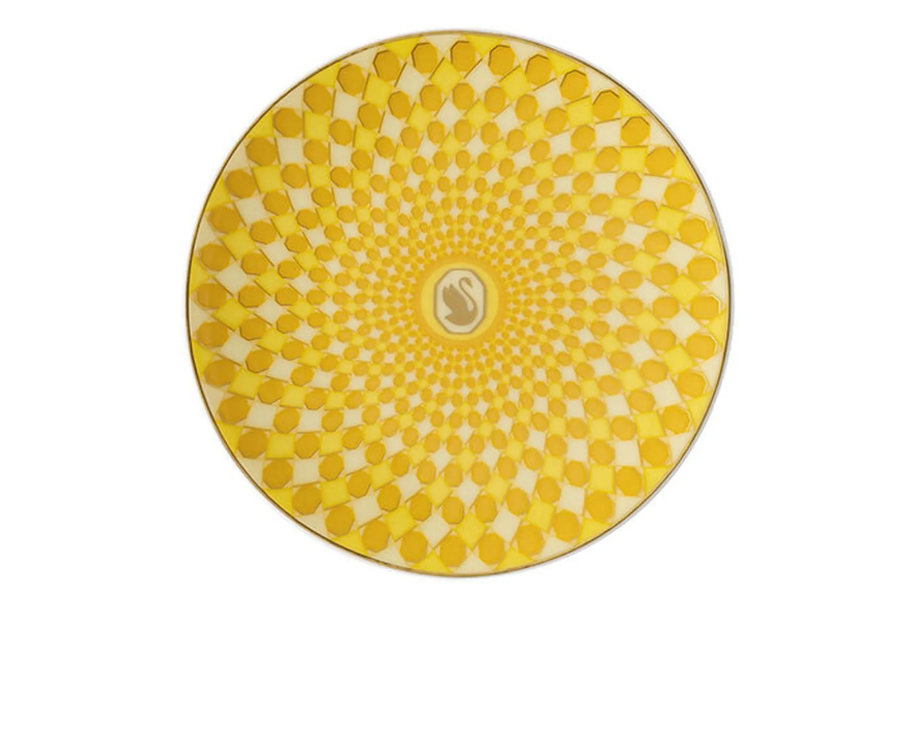 Piattino signum jonquil porcellana Swarovski x rosenthal