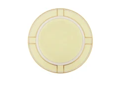Piatto dessert diva porcellana giallo Richard ginori