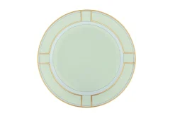 Piatto dessert diva porcellana verde Richard ginori