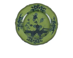 Piatto dessert oriente italiano malachite porcellana Richard ginori