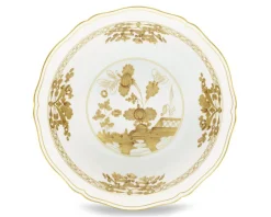 Piatto fondo da portata oriente italiano aurum porcellana Richard ginori