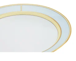 Piatto fondo diva porcellana celeste Richard ginori