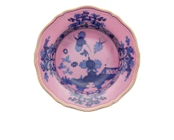Piatto fondo oriente italiano azalea porcellana Richard ginori