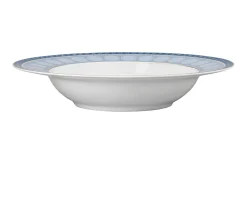 Piatto fondo signum azure porcellana Swarovski x rosenthal