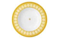 Piatto fondo signum jonquil porcellana Swarovski x rosenthal