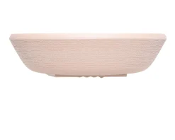 Piatto fondo trama colore terracotta Kartell