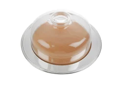 Piatto formaggio silver plated in stile inglese con campana di vetro Selezione zanolli