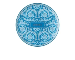 Piatto frutta barocco teal porcellana Versace