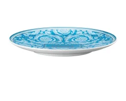 Piatto frutta barocco teal porcellana Versace