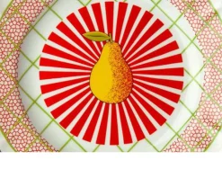 Piatto frutta bel paese porcellana Bitossi home
