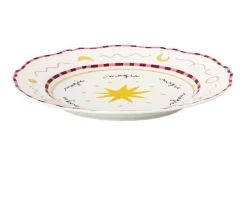 Piatto piano il frutto della passione porcellana stella Bitossi home