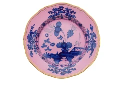 Piatto piano oriente italiano azalea porcellana Richard ginori