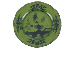 Piatto piano oriente italiano malachite porcellana Richard ginori