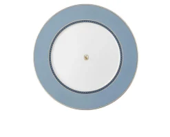 Piatto piano signum azure porcellana Swarovski x rosenthal
