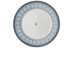 Piatto piano signum azure porcellana Swarovski x rosenthal