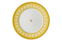 Piatto piano signum jonquil porcellana Swarovski x rosenthal