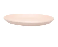 Piatto piano trama colore terracotta Kartell