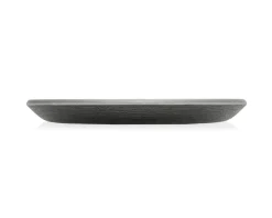 Piatto piano trama nero antracite Kartell