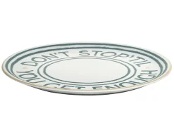 Piatto pizza the club porcellana don't stop Bitossi home