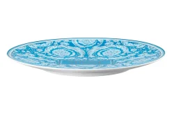 Piatto segnaposto barocco teal porcellana Versace
