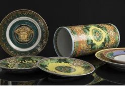 Piatto segnaposto jungle animalier porcellana Versace