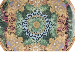 Piatto segnaposto jungle animalier wild porcellana Versace