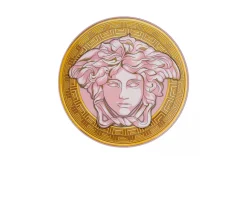Piatto segnaposto madusa amplified porcellana rosa Versace