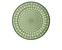 Piatto segnaposto signum fern porcellana Swarovski x rosenthal