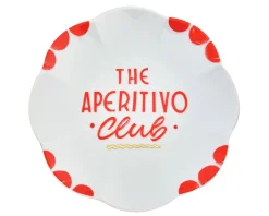 Piatto the club porcellana aperitivo Bitossi home
