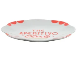 Piatto the club porcellana aperitivo Bitossi home