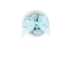 Pirottino portaconfetti azzurro con fiocco azzurro Selezione zanolli