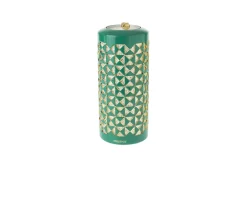 Portacandela rombi verde Selezione zanolli