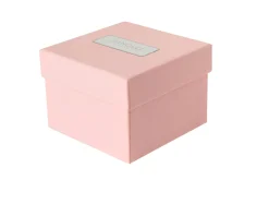 Portacandela rosa con ciondolo passeggino Selezione zanolli