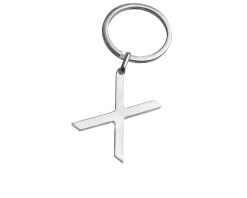 Portachiavi argento lettera x Selezione zanolli